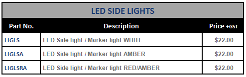 LED Side lights table